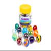 Shooter Glass Marbles Bundle, Pack of 15, 1 inch, with Practical Container view 1