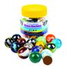 Shooter Glass Marbles Bundle, Pack of 15, 1 inch, with Practical Container view 2