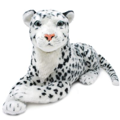 TigerHart Sinovia The Snow Leopard - 17 Inch Stuffed Animal Plush Snow Cat