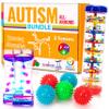 Autism & Prosperity Kids Toys All-Around Sensory Stim Alt Autistic Children Set, ASD Boys Girl Teen Rainmaker Bubbler Balls Special Needs No 1-3 Toddlers Age 3 4 5-7 8-12 Years Old Products Gifts Game view 1