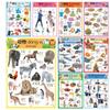 N/A/ Chinese Learning 10-Poster Set for Kids. Montessori-Inspired. Bilingual with Simplified Chinese, English, and Pinyin. view 2