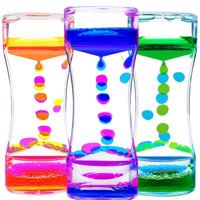 Liquid Motion Bubbler - Fidget Tubes for Stress Relief - Calming Visual Play for School, Home, Office, Holoday Stocking Stuffer - Calming Sensory Toys for Kids with Autism or Special Needs