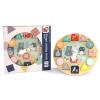 LEO & FRIENDS: Shape Sorting Clock Puzzle - 13pc Wooden Set - Animal Theme, Chunky Pieces, Learn How to Tell Time, Play & Develop Toy, Kids Ages 3+ view 1