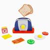 LEO & FRIENDS Wooden Pop Up Toaster Set - Play Kitchen Accessories for Children Aged 3-6 - 7-Piece Educational Toddler Toy view 1