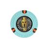 Versa Games Spartan Clay Poker Chips in 13.5g Weight Pack of 50 (Choose Colors) (Light Blue) view 1