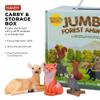 Learning Minds Set of 8 Jumbo Forest Animal Figures - Woodland Animals for Toddlers Age 1-3 - Toy for Kids Age 18 Months Plus - Wild Animal Toys for Kids 1,2,3 Years Old view 3