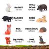Learning Minds Set of 8 Jumbo Forest Animal Figures - Woodland Animals for Toddlers Age 1-3 - Toy for Kids Age 18 Months Plus - Wild Animal Toys for Kids 1,2,3 Years Old view 4
