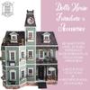 Allessio Dollhouse Wainscot Interior Paneling Raised Up Down Pattern Wood Wainscoting view 2