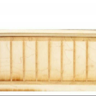 Allessio Dollhouse Wainscot Interior Paneling Raised Square Pattern Wood Wainscoting