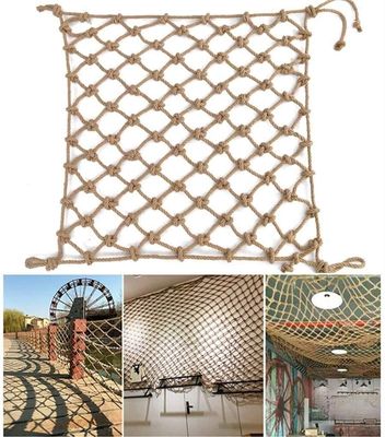 Hynet Cargo Netting, Climbing Safety Net Rope Ladder Net Protection Fence Decor Balcony Protective Net Swing Treehouse Playground Pets Fall Protection (Size : 3 * 3m(10 * 10ft))