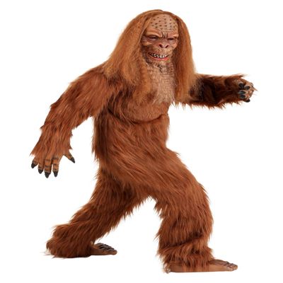 Fun Costumes Kid's Jack Links Sasquatch Costume, Big Foot Jumpsuit Halloween Costume, X-Large