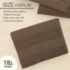 BAZIC Products Modeling Clay Brown Color 1 LB, Light Dough Art Craft, Non Toxic Gift for Artist Kids Toddler Boys Girls, Bulk for Classroom, 1-Pack view 2