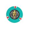 Versa Games Spartan Clay Poker Chips in 13.5g Weight Pack of 50 (Choose Colors) (Green) view 1