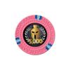 Versa Games Spartan Clay Poker Chips in 13.5g Weight Pack of 50 (Choose Colors) (Pink) view 1