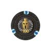 Versa Games Spartan Clay Poker Chips in 13.5g Weight Pack of 50 (Choose Colors) (Black) view 1