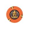 Versa Games Spartan Clay Poker Chips in 13.5g Weight Pack of 50 (Choose Colors) (Orange) view 1