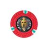 Versa Games Spartan Clay Poker Chips in 13.5g Weight Pack of 50 (Choose Colors) (Red) view 1
