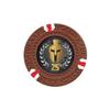 Versa Games Spartan Clay Poker Chips in 13.5g Weight Pack of 50 (Choose Colors) (Brown) view 1