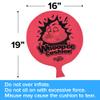 Laughing Smith Jumbo Sized 16 inch Whoopee Cushion - Giant Whoopee Fart Toy for Kids - Makes Great Big Mega Woopie Fart Sounds - The Funniest Fart Game, Joke or Gag Gift Woopy Cushions view 2