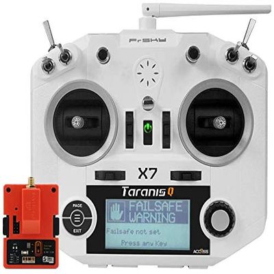 FrSky Taranis Q X7 Access 2.4GHz 24CH Mode2 Transmitter with R9M 2019 Long Range Module - White