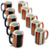 10 Set of Miniature Modern-Style Coffee Mugs or Tea Cups Designed for Miniature Kitchen Vintage, and Fantasy. view 1