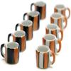 10 Set of Miniature Modern-Style Coffee Mugs or Tea Cups Designed for Miniature Kitchen Vintage, and Fantasy. view 2
