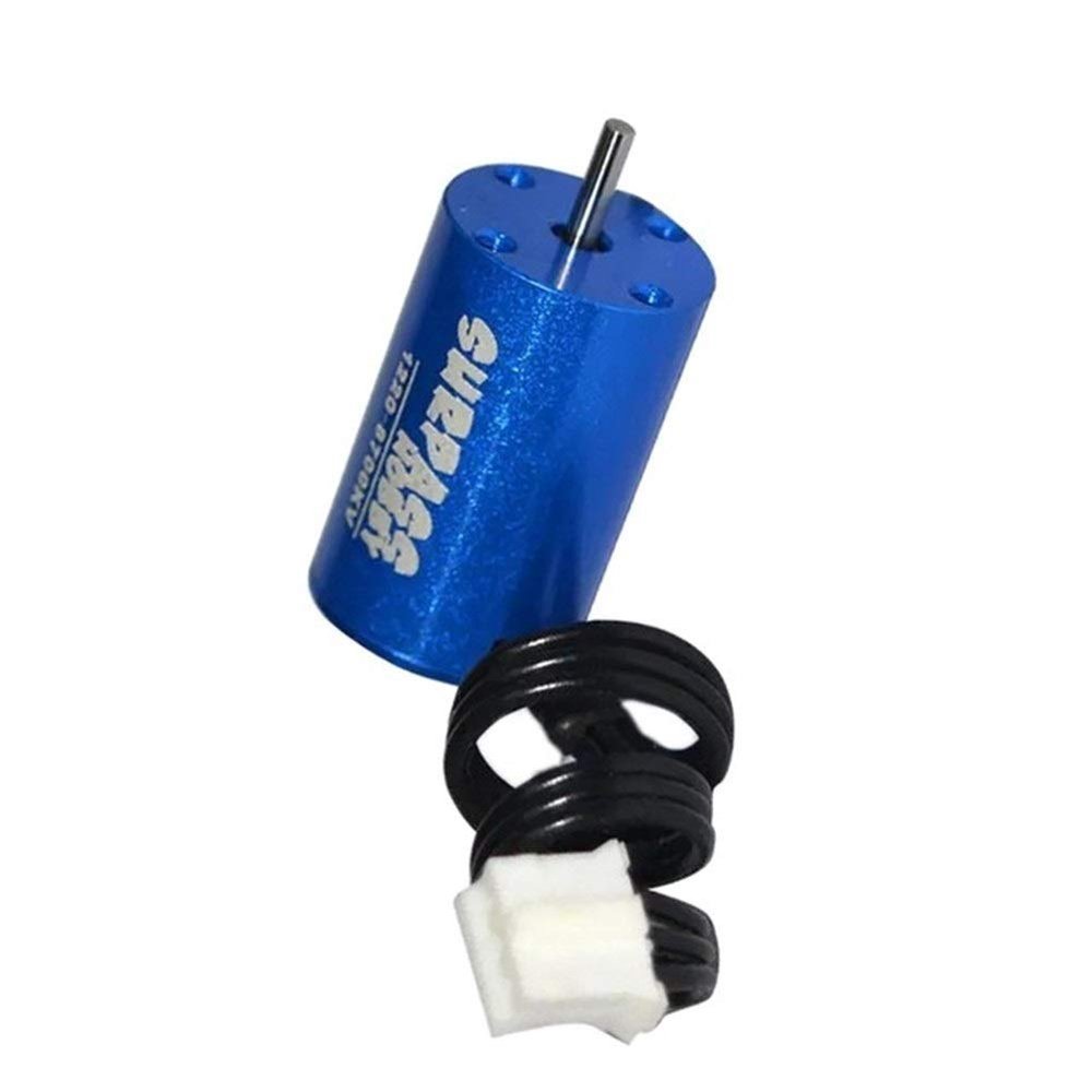 DAPENGNIAO 1220 45T 8200KV 8A Brushless Motor Parts for 1/24 1/28 1/32 RC Car Parts Accessories (Color : Blue)