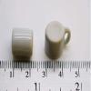 10-Piece Mini White Ceramic Coffee Mugs & Tea Cups Set  Miniature Dollhouse Drinkware for Kitchen Display, Food Styling, and Decorative Crafts view 2