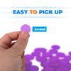 GSE Games & Sports Expert Purple Bingo Chips, 1,000 Pieces 3/4-Inch High-Contrast Transparent Counting Chips for Bingo Games, Parties view 2