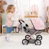 Bayer: 4-in-1 Toy Baby Doll Pram Stroller Cosy Set - Dolls Up to 18" (Pink/Grey) | Baby Dolls | Pretend | Dress up | Accessory view 4