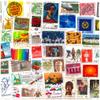 1000 Stamps from Germany (East, WEST, Federal) Mixed Philately Used Postage Stamps Off Paper view 2