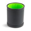 Leather Dice Cup for Board Games, Green Felt Lining view 2