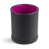 Leather Dice Cup for Board Games, Pink Felt Lining view 2