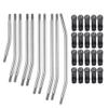 10pcs/Set Stainless Steel Steering Link Rod Linkage Set for Axial SCX10 Crawler view 1