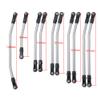10pcs/Set Stainless Steel Steering Link Rod Linkage Set for Axial SCX10 Crawler view 2