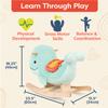 B. toys  Whale Rocker  Echo  Wooden Ride  On Rocking Toy for Toddlers  Classic & Durable Design  Active Play & Balance  18+ Months  Adorable Whale Theme view 4