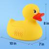 10" Jumbo Classic Yellow Rubber Duck Bathtime Toy, Floating Fun Pool Preschool Bathtub Toy, Giant Flexible Large Yellow Duck for Kids (1) view 4