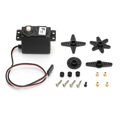 Oumefar DS04NFC 360 Degree Continuous Rotation RC Servos, 4.8V-6V Metal DC Gear Servo Motor 5.5kg/cm RC Robot Car Aircraft Model DIY Project