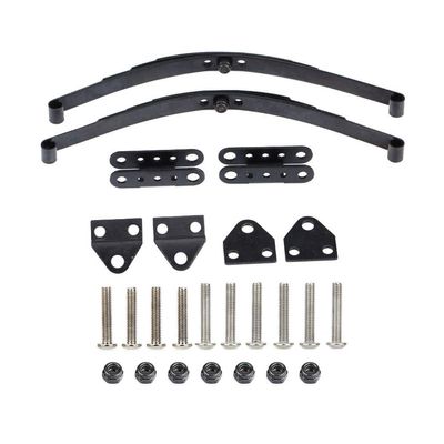 Drfeify Spring Suspension Bar, Steel Leaf Spring Suspension Bar Compatible with / D90 1/10 Scale RC Crawler Car