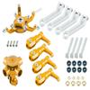 Microheli CNC Quad Blades Conversion Set (Gold) - Blade 230S / 230S V2 / 250 CFX (MH-23V2201QH) view 1