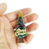 SXFSE Dollhouse Decoration Accessories, 2 Pack 1:12/1:6 Miniature Scene Model Mini Christmas Trees Pretend Toys (Green) view 2