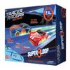Tracer Racers 2.4 GHz Radio Control Remote Slot-Less, Cordless Racing Super 8 Speedway Track Set with Two Cars view 1