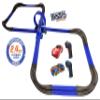 Tracer Racers 2.4 GHz Radio Control Remote Slot-Less, Cordless Racing Super 8 Speedway Track Set with Two Cars view 3