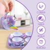 JOYIN Unicorn Tea Party Set for Little Girls, Pretend Purple Tin Teapot Set, Princess Tea Time Play Kitchen Toy with Teapot, Cup, Plate, Carrying Case for Kids Toddler Age 3+, Birthday Gifts view 4