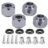 8mm Hex Wheel Hubs Extension Adapter Hub Widening Connector Accessory for // 1/10 RC Car(Color) view 1