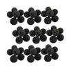 EXCEART 50pcs Sponge Clown Noses Funny Clown Cosplay Nose Stage Dress-up Prop for Halloween Christmas Carnival Comic Circus Costume Masquerade Party Supplies Black view 1