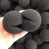 EXCEART 50pcs Sponge Clown Noses Funny Clown Cosplay Nose Stage Dress-up Prop for Halloween Christmas Carnival Comic Circus Costume Masquerade Party Supplies Black view 4