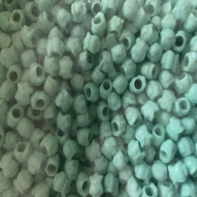 Multicolored Owl Beads (Sea Green)