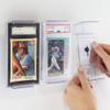 CollectorMount Card Mount 5 Pack, for Graded PSA Trading and Sports Cards, Shelf Stand or Wall Mount Display view 1