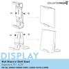 CollectorMount Card Mount for Graded PSA Trading and Sports Cards, Stand and Wall Mount Display for Collectible Cards (4 Mounts) view 2